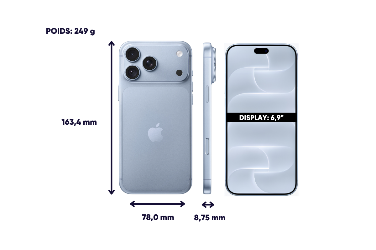 Dimensioni e peso iPhone 18 Pro Max